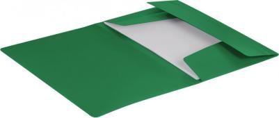Папка на резинках "Office", зеленая, до 300 листов, 500 мкм, 227710 – фото 13