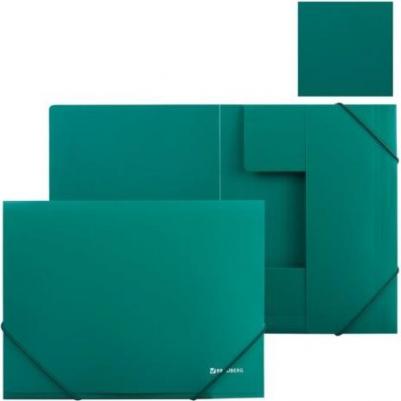 Папка на резинках, стандарт, черная, до 300 листов, 0,5 мм, 221624 – фото 2