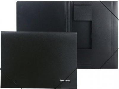 Папка на резинках, стандарт, черная, до 300 листов, 0,5 мм, 221624 – фото 10