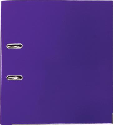 Папка-регистратор "EXTRA", 75 мм, фиолетовая, двустороннее покрытие пластик, металлический уголок, 228577 – фото 5