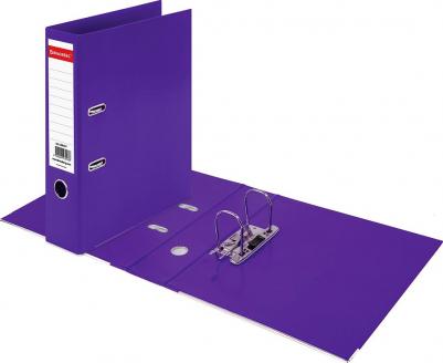 Папка-регистратор "EXTRA", 75 мм, фиолетовая, двустороннее покрытие пластик, металлический уголок, 228577