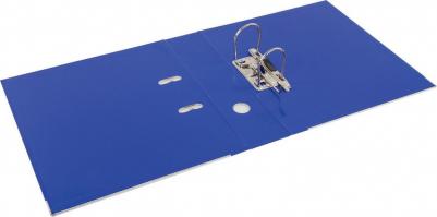 Папка-регистратор "EXTRA", 75 мм, синяя, двустороннее покрытие пластик, металлический уголок, 228571 – фото 2