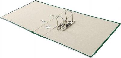 Папка-регистратор, покрытие пластик, 75 мм, ПРОЧНАЯ, с уголком, зеленая, 226597 – фото 9