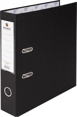 Папка-регистратор с покрытием из ПВХ, 70 мм, черная, 220891 – фото 7