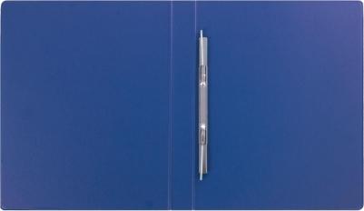 Папка с металлическим пружинным скоросшивателем, картон/ПВХ, 35 мм, синяя, до 290 листов, 223187 – фото 7
