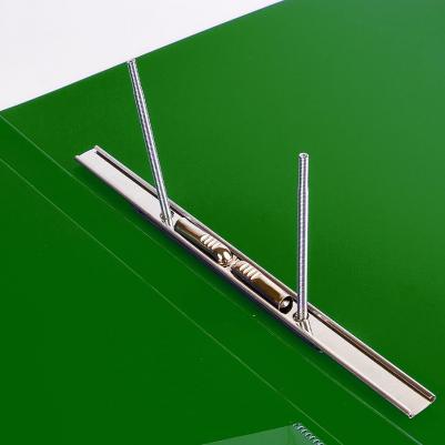 Папка с металлическим скоросшивателем и внутренним карманом "Contract", зеленая, до 100 л., 0,7 мм, 221784 – фото 7