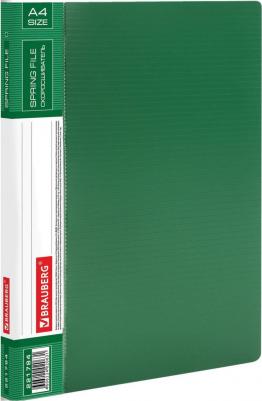 Папка с металлическим скоросшивателем и внутренним карманом "Contract", зеленая, до 100 л., 0,7 мм, 221784 – фото 10