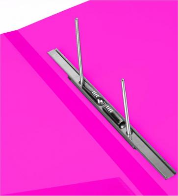 Папка с металлическим скоросшивателем и внутренним карманом "Neon", 16 мм, розовая, до 100 листов, 0,7 мм, 227466 – фото 2