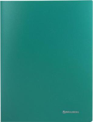 Папка с пластиковым скоросшивателем "Office", зеленая, до 100 листов, 0,5 мм, 222642