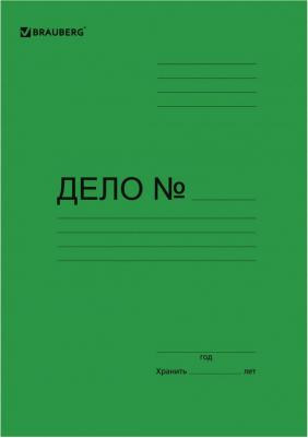 Скоросшиватель картонный мелованный, гарантированная плотность 360 г/м2, зеленый, до 200 листов, 121519 – фото 2