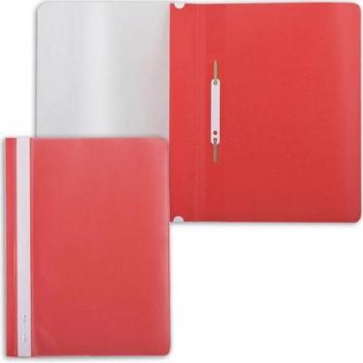 Скоросшиватель пластиковый, А4, 130/180 мкм, красный, 220384 – фото 8