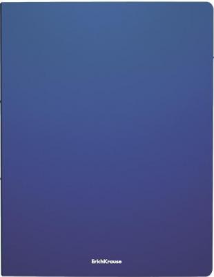 Папка файловая пластиковая Matt Classic, c 30 карманами, A4, синий (в пакете п – фото 2