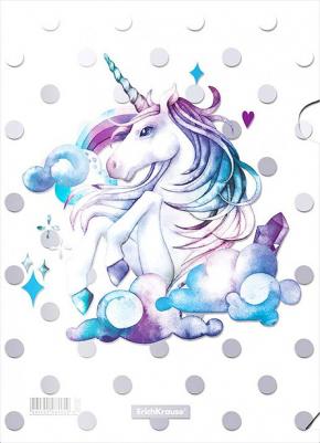 Папка-уголок пластиковая Dream Unicorn A4