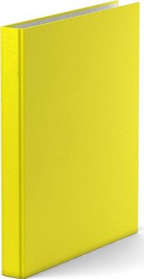 Папкарегистратор на 2 кольцах, Neon, А4, 35 мм, желтый 39058 – фото 4
