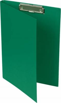 classic, pvc, с крышкой, металлический прижим, А4, 25 шт, зеленый