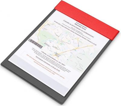 Папка планшет для документов А4 с зажимом магнитом PPM-03/Красный – фото 1