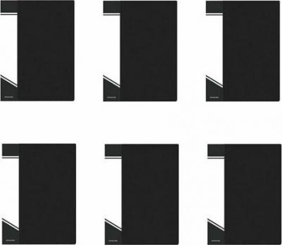 Папка с 40 файлами, A4, черная – фото 4