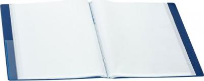 Папка файловая на 100 файлов Шелк синяя – фото 1