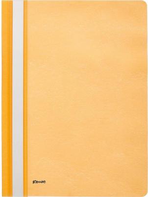 Скоросшиватель пластиковый А4 до 100 листов оранжевый