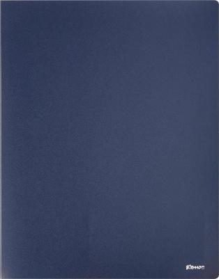 Скоросшиватель пластиковый с пружинным механизмом А4 до 150 листов синий