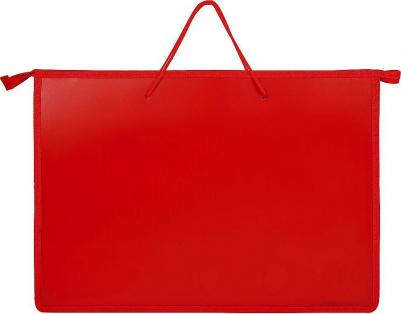 Папка для рисунков и чертежей A3, пластик, красная – фото 3