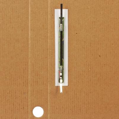 Скоросшиватель из микрогофрокартона, 30 мм, до 300 листов, белый, 128991 – фото 1