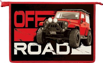 Папка для тетрадей A4, 1 отделение, пластик, на молнии, "Offroad" – фото 4