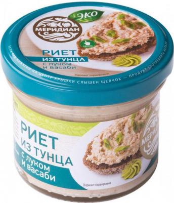 Паштет из тунца Риет с васаби и луком, 100г 4601132002489 – фото 1