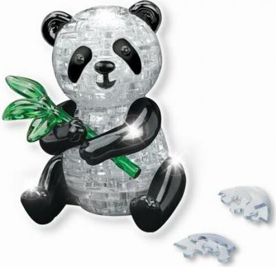 Пазл 3D Магия Кристаллов "панда", 57 деталей, черный, прозрачный – фото 1