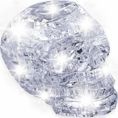 Пазл 3D. Магия кристаллов Череп, с подсветкой, 50 деталей