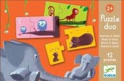 Пазл - пара "Мама и малыши" (9 х 4 см) 24 элемента – фото 3