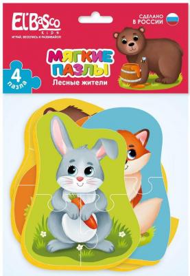 Мягкий пазл El`BascoKids Лесные жители ET02-003 – фото 3