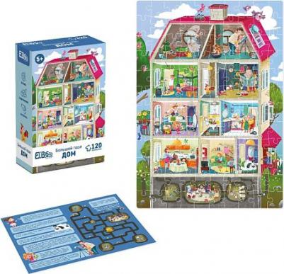 Пазлы для детей 5 лет виммельбух ДОМ 120 элементов – фото 1