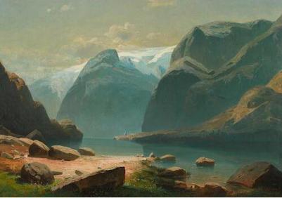 Пазл 1000 элементов Третьяковская галерея GTG-PZL-1000/02 Саврасов А. К. Озеро в горах Швейцарии. 1866 – фото 1