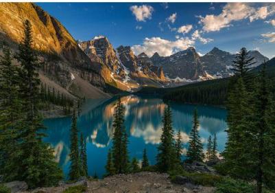 Пазл 2000 деталей: Озеро Морейн