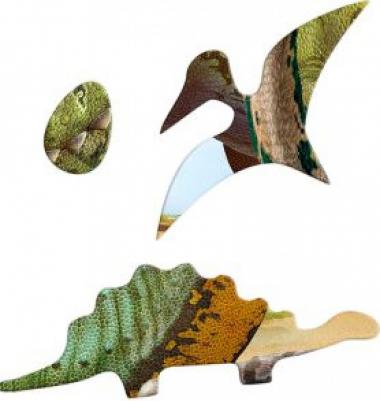 Пазл фигурный Динозавры, 80 деталей – фото 1