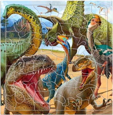 Пазл фигурный Динозавры, 80 деталей – фото 2