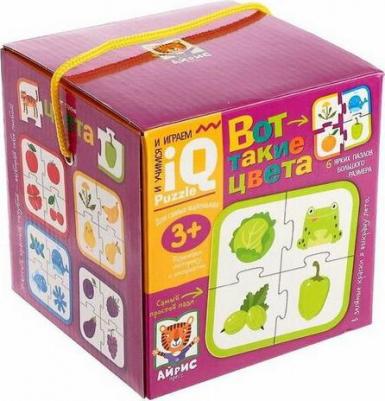Айрис. IQ Puzzle. Для самых маленьких. 3+ "Вот такие цвета" арт.27574 /24 – фото 1
