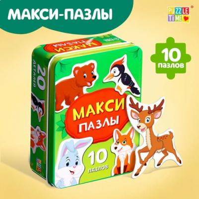 Макси-пазлы "Лесные зверята", 20 деталей 6900094549369