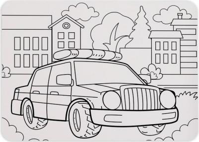 Пазл Полезные машины, 34 детали + раскраска, в рамке 4659723 – фото 2