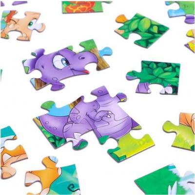 Пазл "Весёлые динозаврики", 24 элемента – фото 2