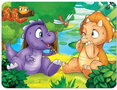 Пазл "Весёлые динозаврики", 24 элемента – фото 3