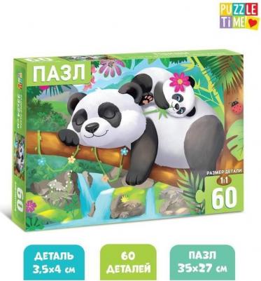 Пазлы детские "Панды", 60 элементов – фото 2