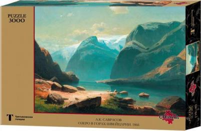 Пазл 3000 элементов Саврасов А К Озеро в горах Швейцарии TG300458