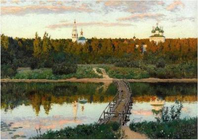 Puzzle-1000. Левитан И.И. Тихая обитель