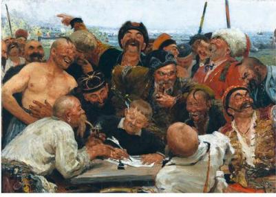 Puzzle-1000. Репин И.Е. Запорожцы пишут письмо