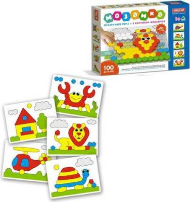 Мозайка 100 фишек с прозрачным полем в коробке 01079 – фото 5