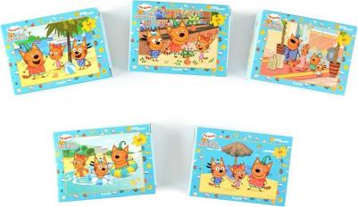 Набор пазлов 5в1 по 54 эл. "Три кота (new 1)" (AO "СТС") – фото 2