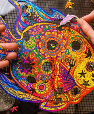 Пазл Сияющая Рыбка S, 106 дет., разноцветный – фото 4