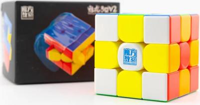 Кубик Рубика магнитный скоростной MoYu MeiLong 3x3 V2 M UV Coated, color